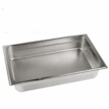1/1 GN 100 mm Perforerte Kanti 53x32.5cm