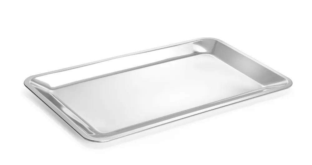Serving tray GN 1/1, with slanted rim, HENDI, 530x325x(H)20mm