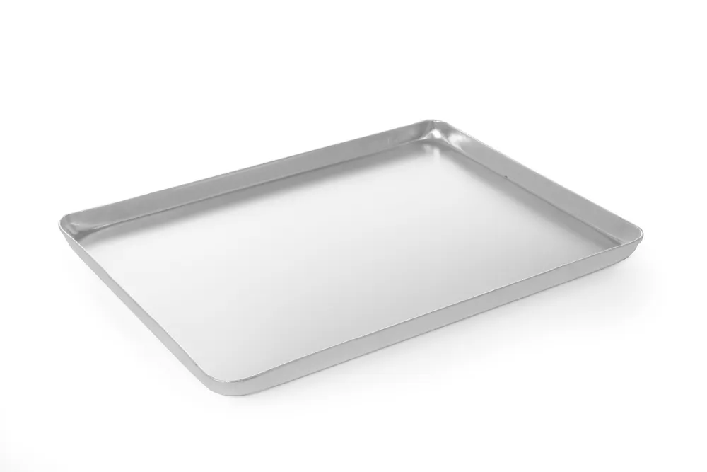 Confectionery display tray, HENDI, Silver, 400x300x(H)20mm